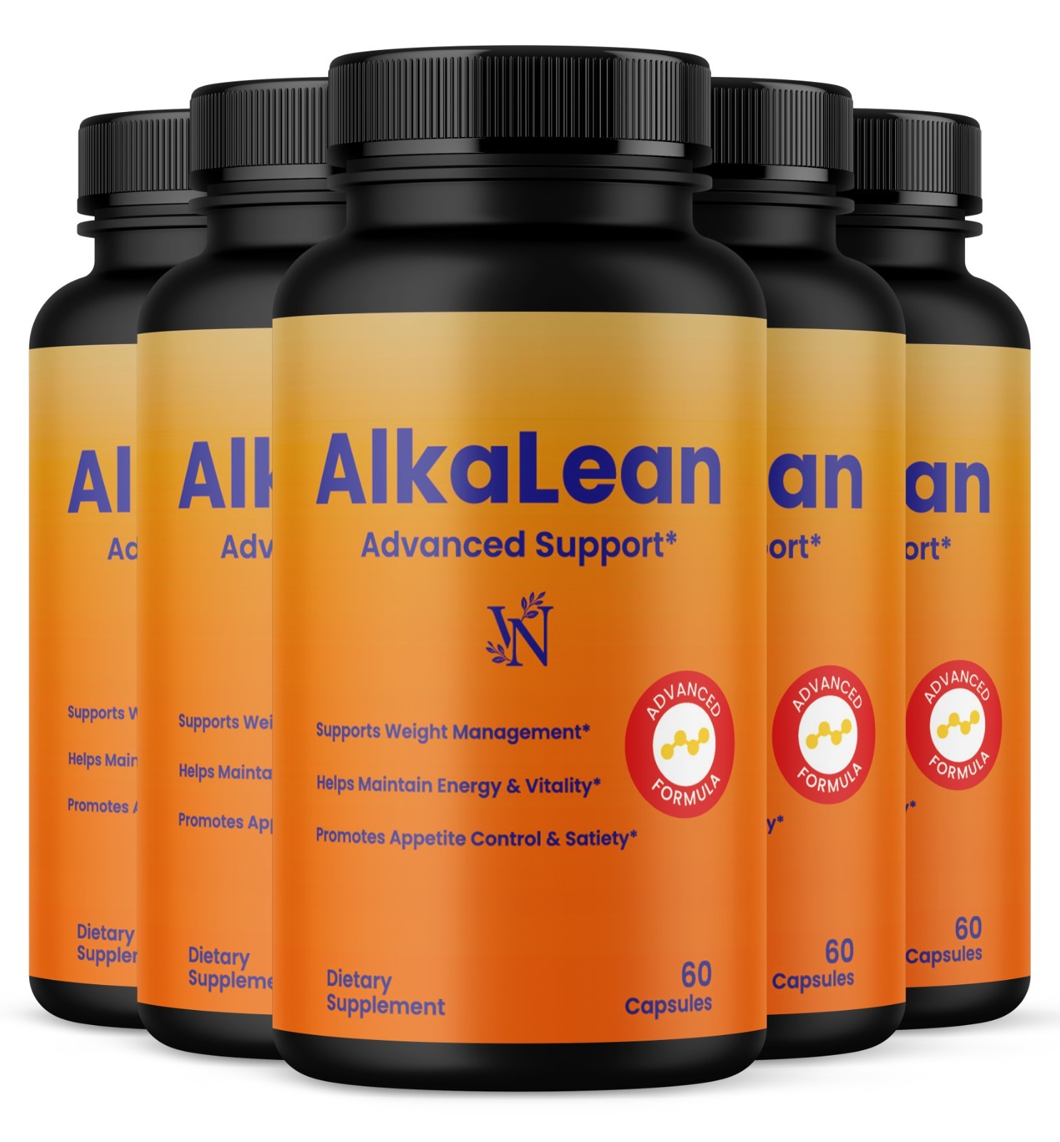 (5 Pack) Alkalean Capsules – Alkalean Pills Advanced Formula Natural Blend