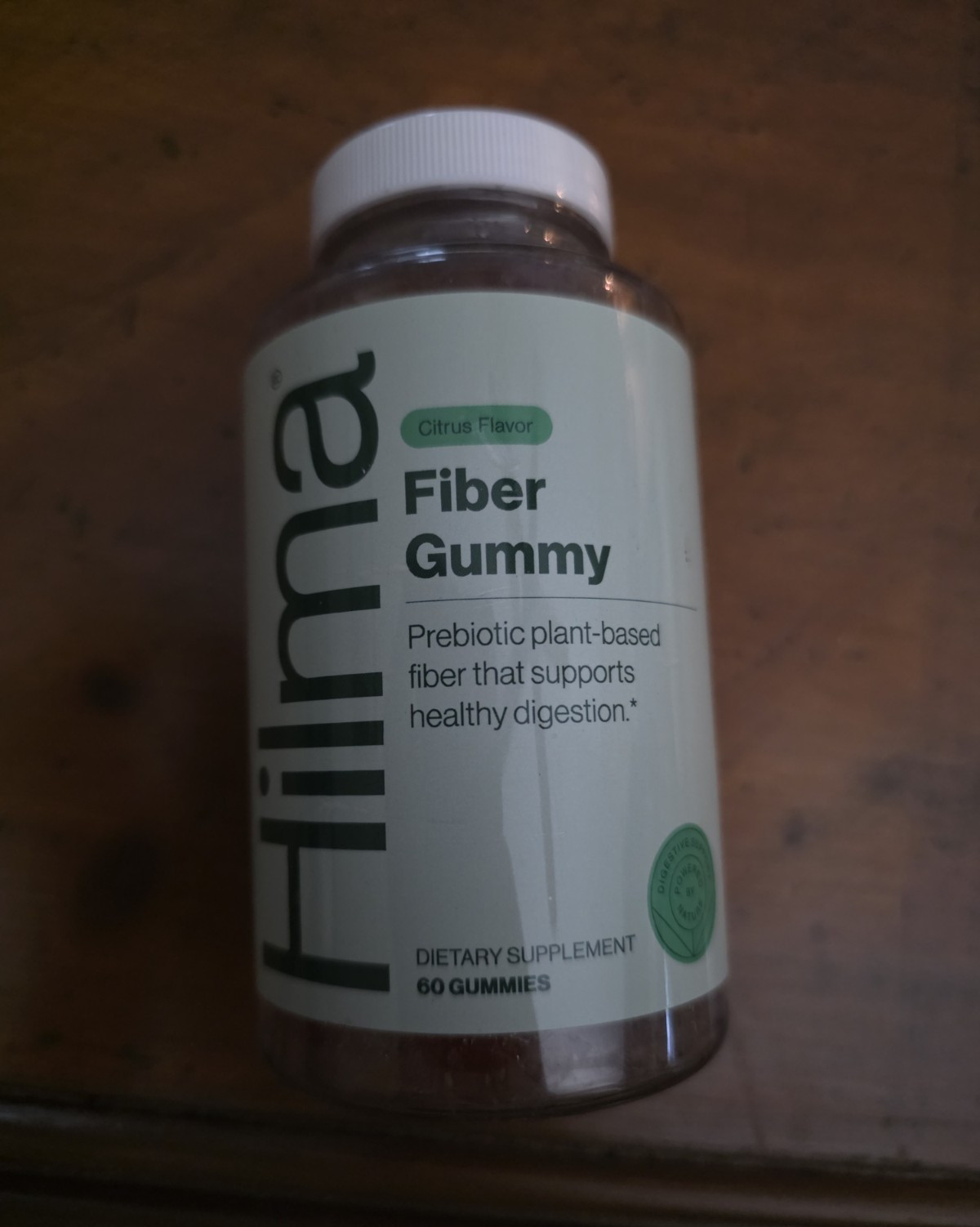 Himna Prebiotic Fiber Gummies Digestive Support Plant Based Citrus 60 Ct