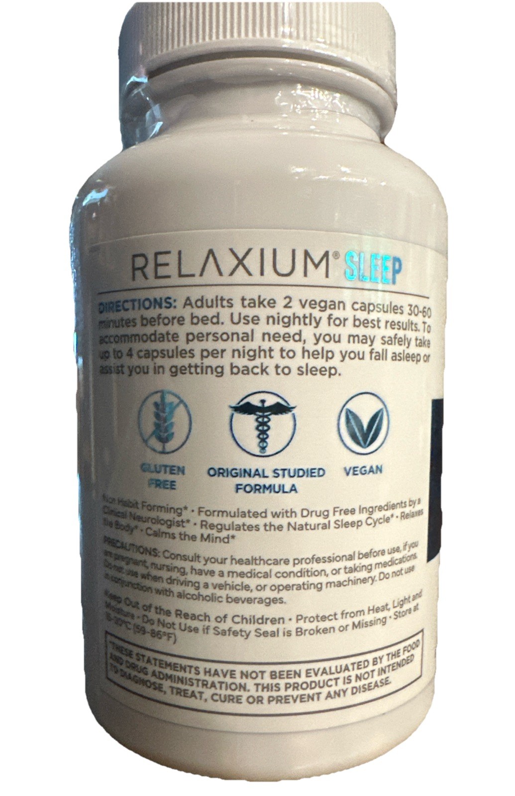 Relaxium Sleep 60 Vegan Capsules #1 TRUSTED SLEEP AID. September 2027 Exp.
