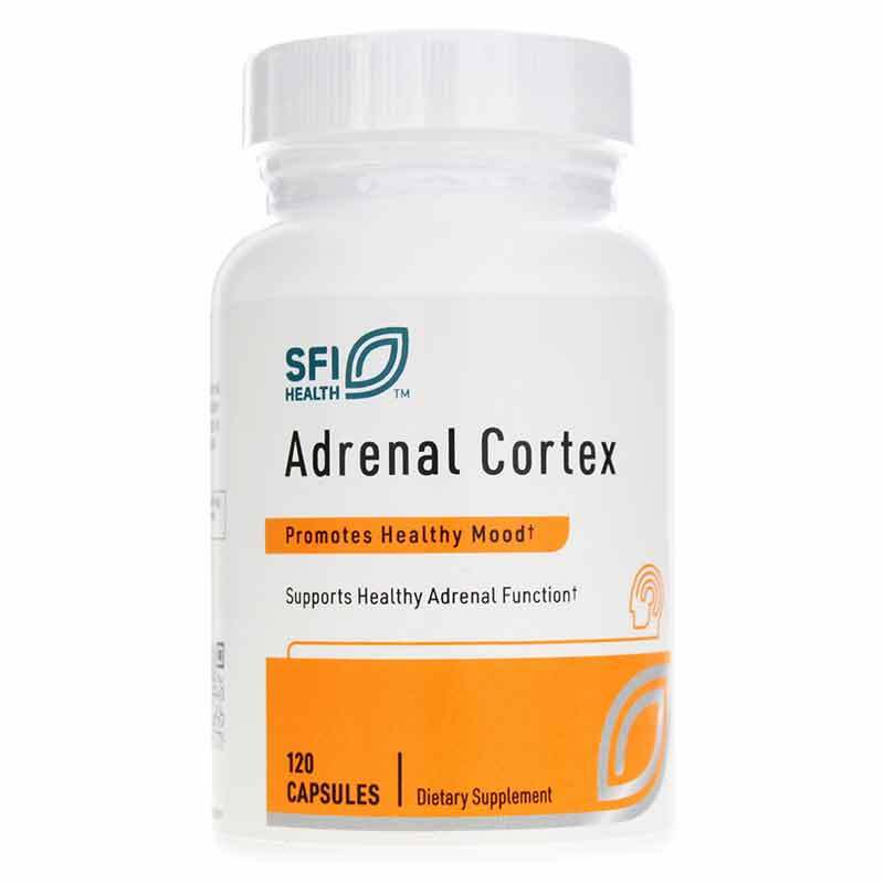 Klaire Labs SFI Adrenal Cortex 250 Milligrams Natural and Hypoallergeni 120 Caps