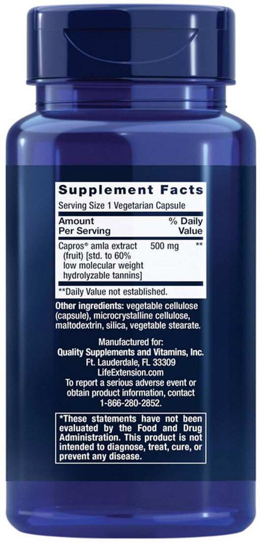 ADVANCED LIPID CONTROL CHOLESTEROL HEART HEALTH 60 Caps 500 mg LIFE EXTENSION