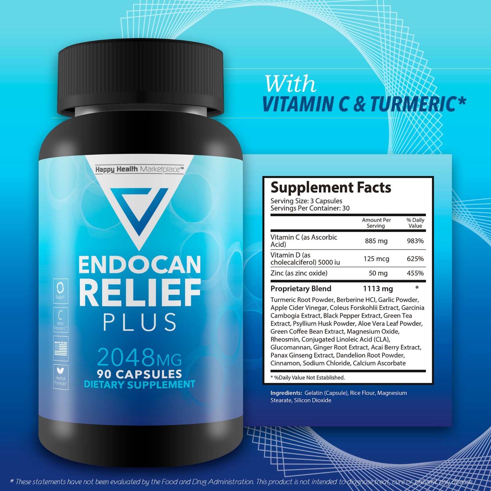 Endocan Relief Plus – Natural Relief from Temporary Aches, Discomfort, Swelling
