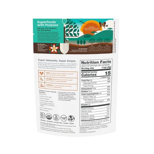 Organic Superfood Immunity Blend 4.2 Oz By Navitas Organics