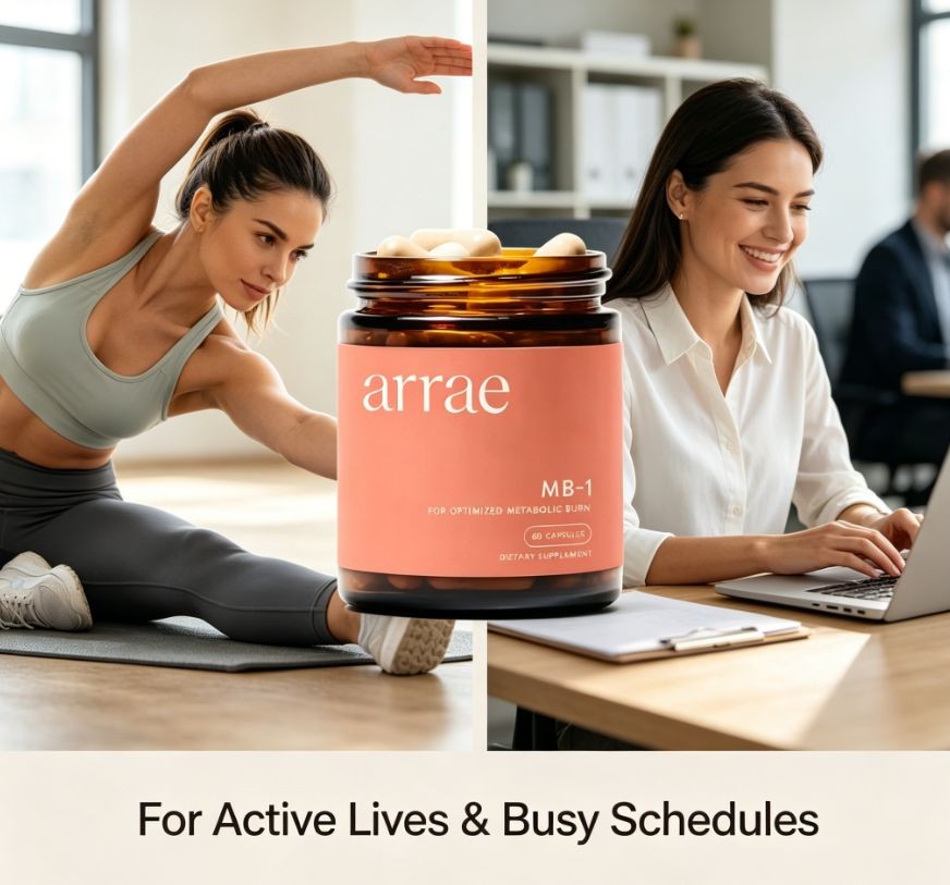 2-Pack arrae MB-1 Optimized Metabolic Burn Metabolism Support 120 Capsules