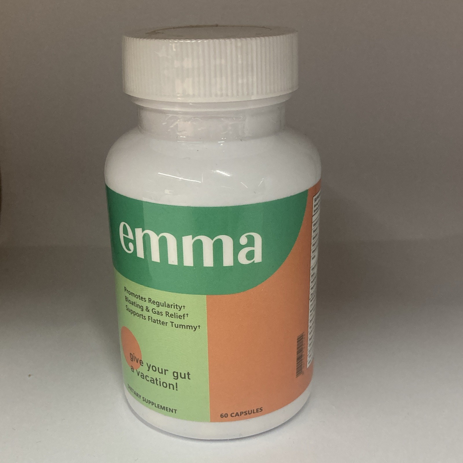 emma Gas Relief Dietary Supplement Capsules, 60 Count (60 Pills)