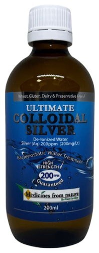 New Medicines From Nature Ultimate Colloidal Silver 200ppm 200ml