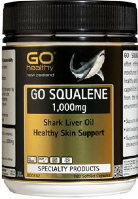 Go Healthy NEW ZEALAND GO SQUALENE 1,000mg 180 Capsules