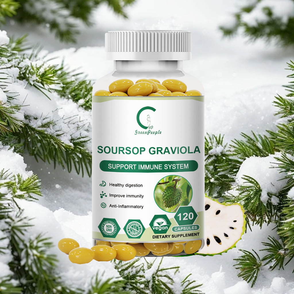 120 Soursop GRAVIOLA EXTRACT 1000 mg Annona Antioxidant Leaves fruit Extract