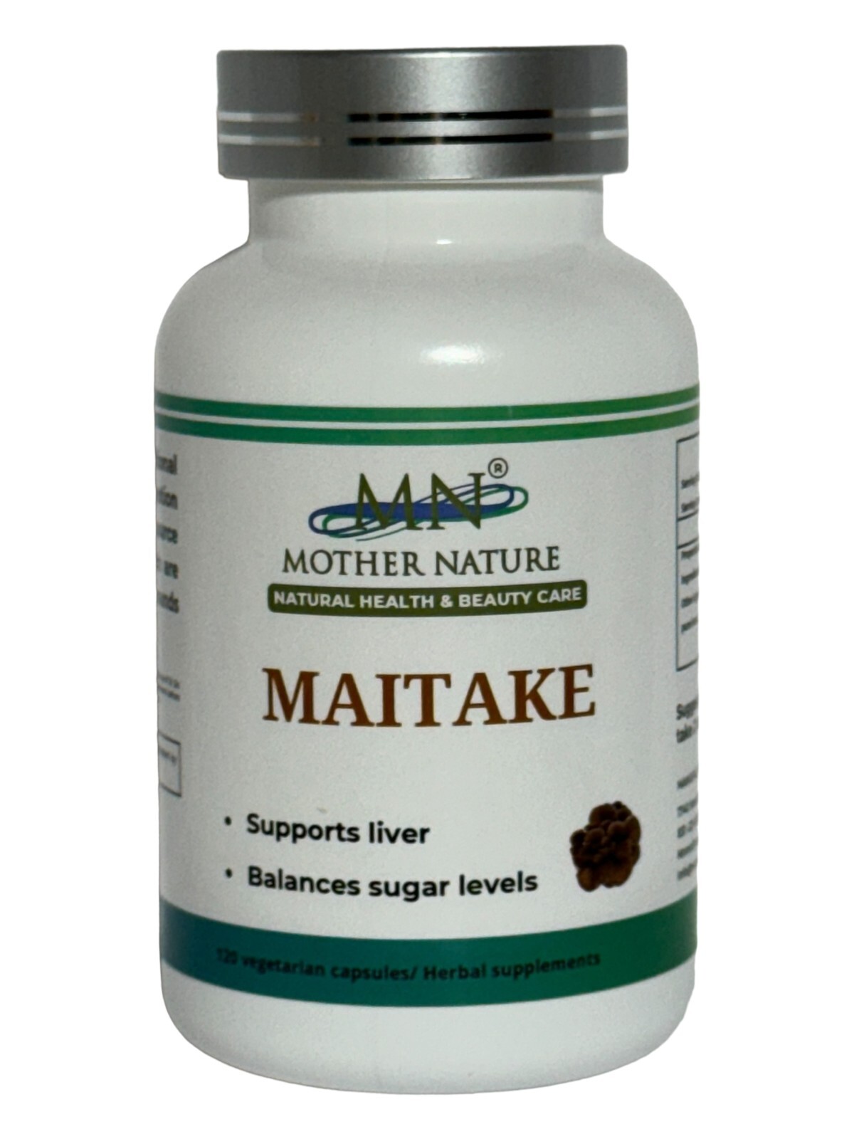 Mother Nature Maitake Mushrooms Organic Herbal Supplement For Liver Support