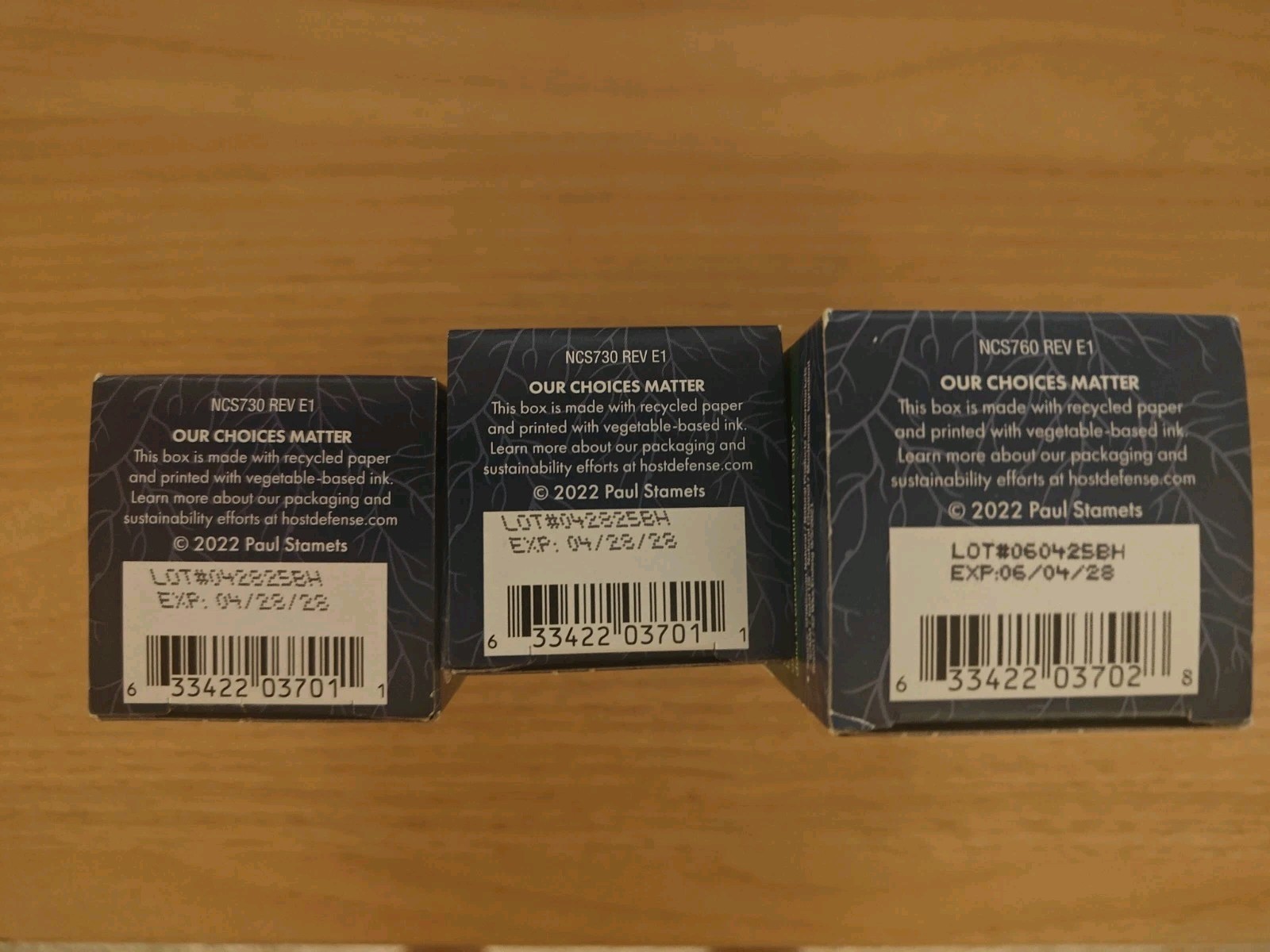 3x Host Defense Mushrooms Stamets 7 Immune Support Best 90 CT Total 2028