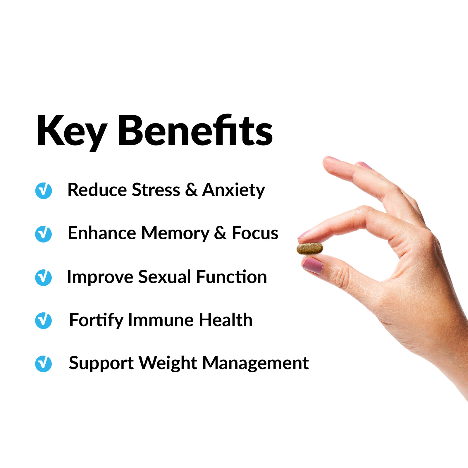 Force Factor Amazing Ashwa Tablets Ashwagandha Supplement for Stress & Anxiety