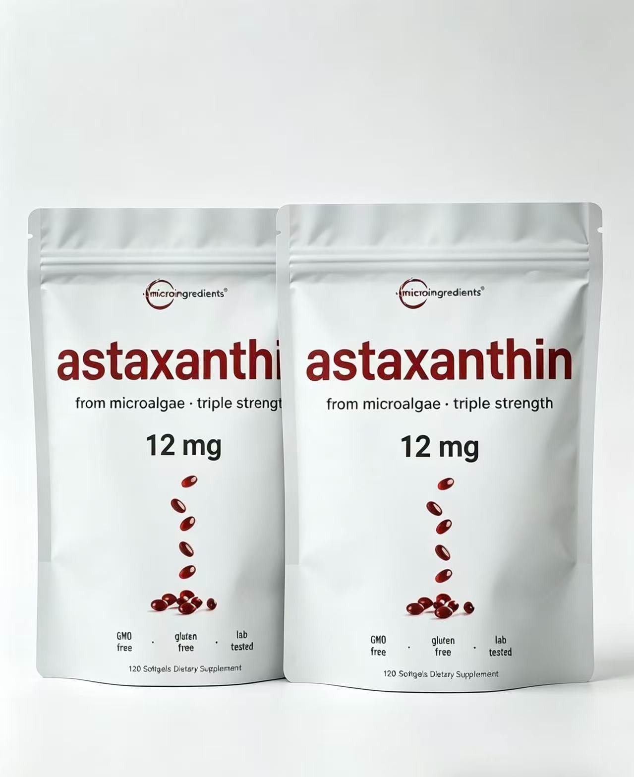 12mg Softgels 120 | – Supports Eye & Joint Astaxanthin 1-3PCS Health