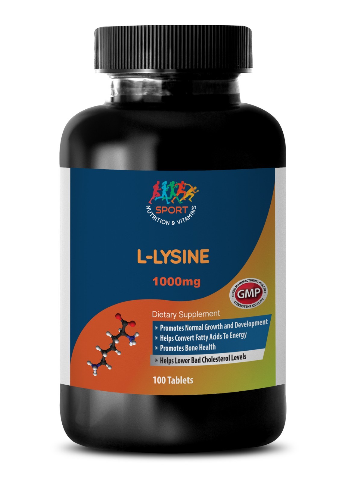 lysine amino acid – L-LYSINE 1000mg (1 Bottle) – increase athletic performance