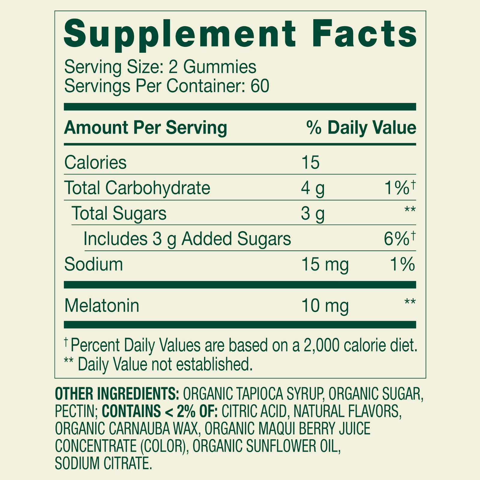 Spring Valley Extra Strength Melatonin 10mg Sleep Support Gummies Blueberry 120