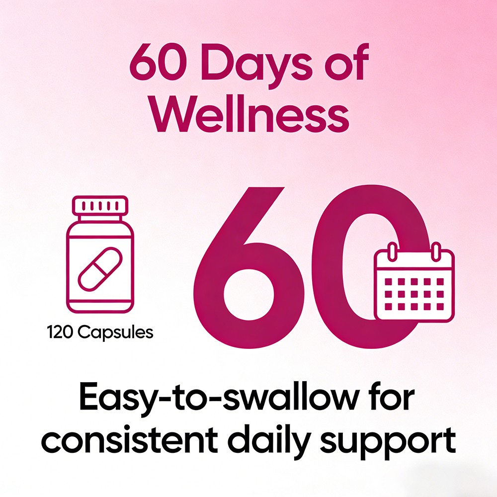 Women’s Libido With Epimedium 800mg Balance Hormone,Increase Energy 120Capsules