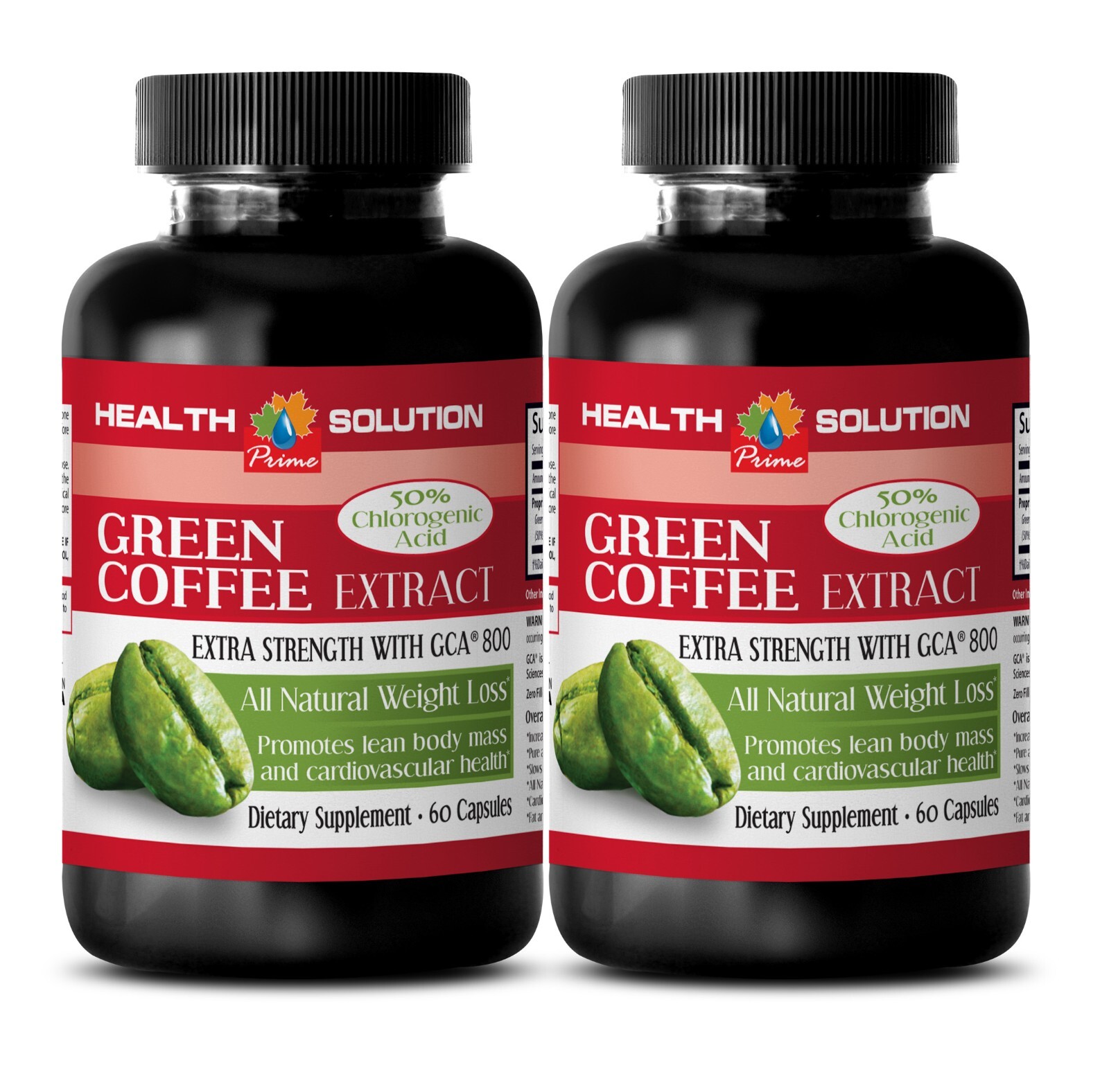 Apple Cider Vinegar Supplement – GREEN COFFEE CLEANSE – Detox Your Body 2 Bottle