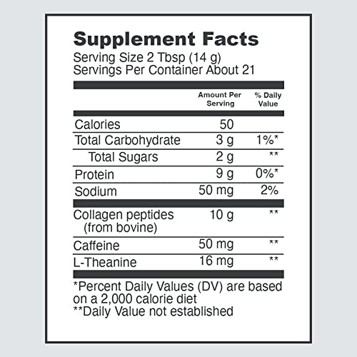 Matcha Collagen Peptides Powder Supplement 10.5oz