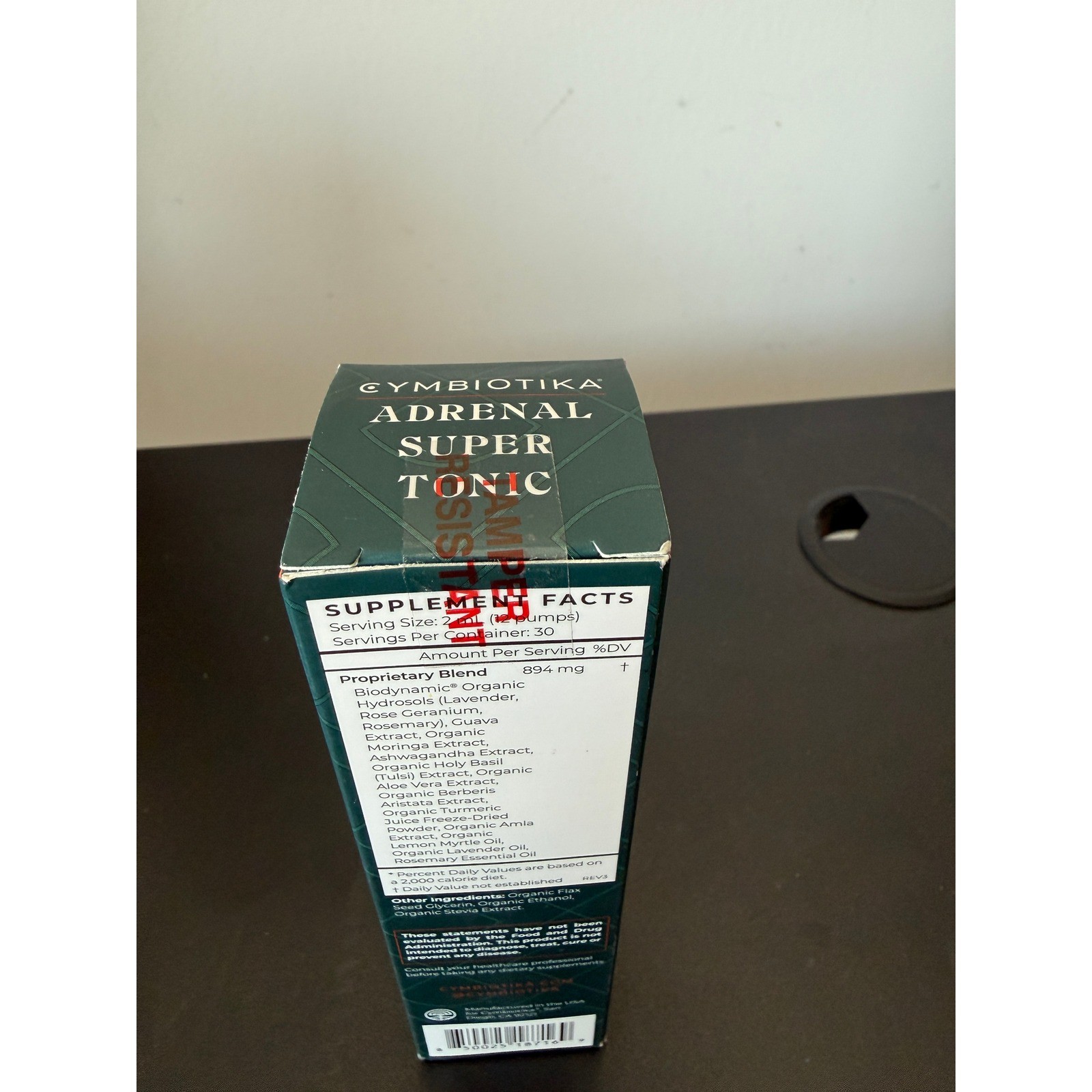Cymbiotika Adrenal Super Tonic Dietary Supplement 60 mL 2.0 fl oz New Sealed