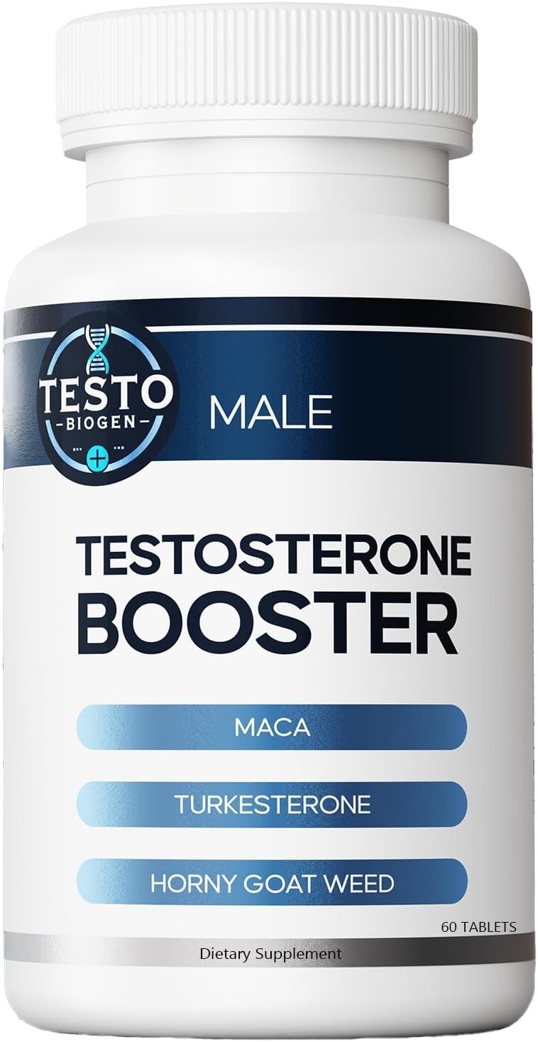 Male Testosterone Booster, 3rd Party Tested Maca, H Goat Weed Stamina Muscle NEW