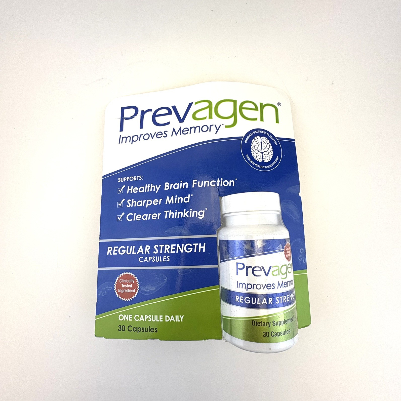 Prevagen Regular Strength 10mg Capsules – 30 Count