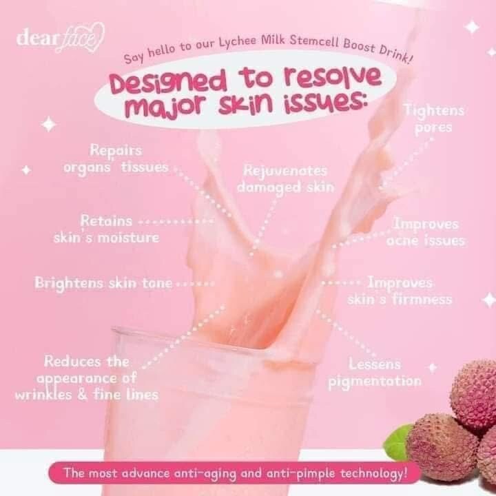 Dear Face Beauty Milk Premium Japanese Lychee (Louise Beauty Box 🇺🇸)