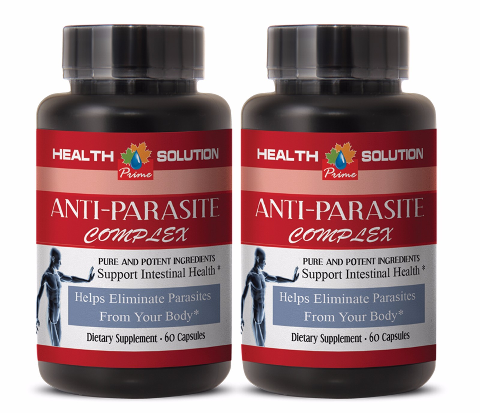 capsule form – ANTI-PARASITE COMPLEX – contains antioxidants – 2 Bottle