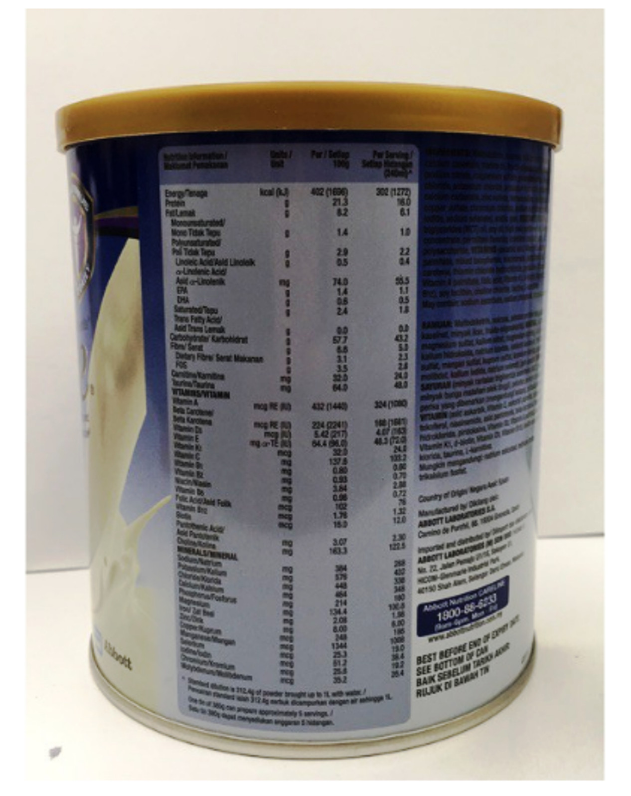 8 X Pro Sure VANILLA MILK 380g Improve Appetite High Protein Prebiotic EPA DHL