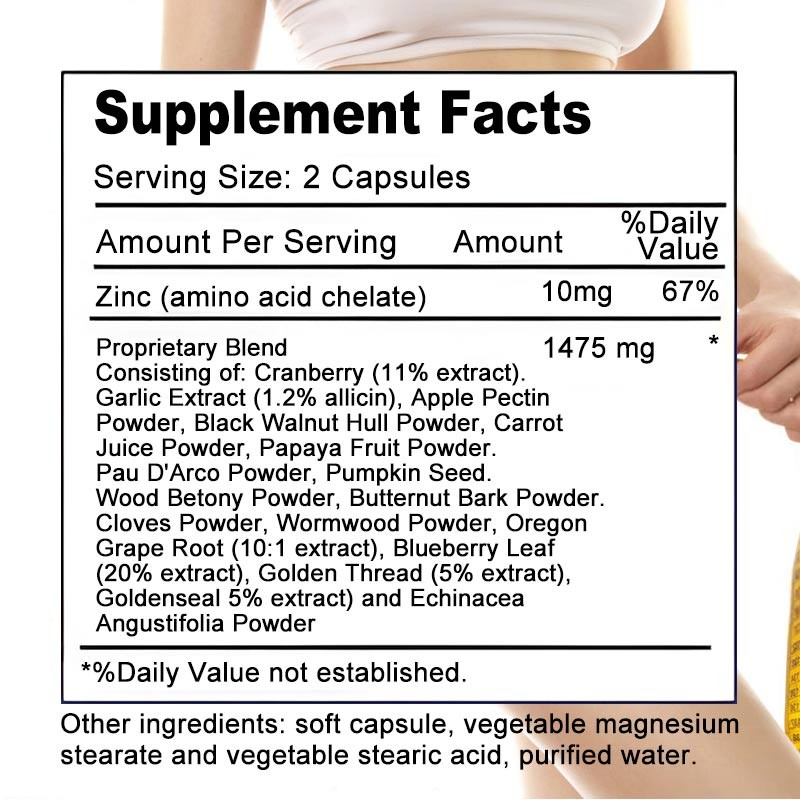 Detox Softgels, Cleanse, Full Body Gut Detox,Healthy Digestion & Immune 120 CT