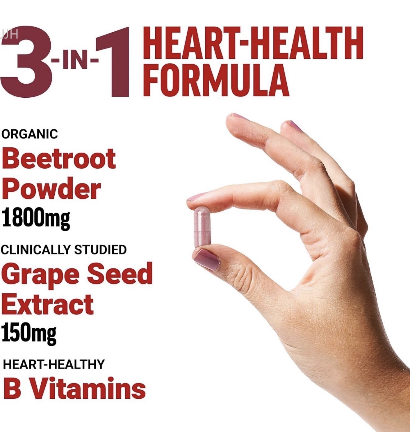 (2)- Force Factor Total Beets 1800mg Beet Root & Grapeseed 90 Vegetable Capsules
