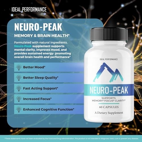 Neuro Peak General Wellness Supplement – 300 Capsules (5 Pack)