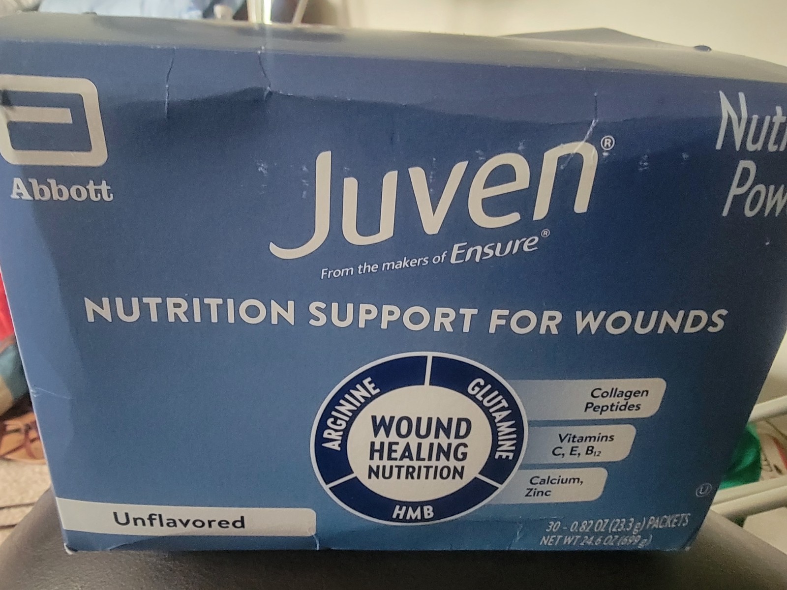 Abbott Juven Wound Healing Nutrition Powder Arginine Glutamine HMB Vitamins