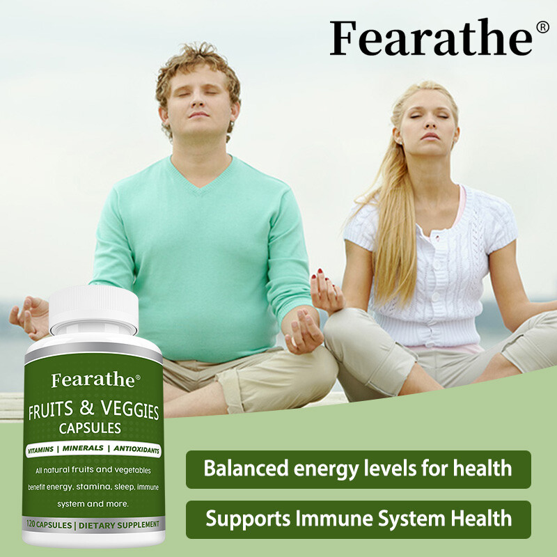 Fruits and Veggies Capsules Whole Food Supplement with Vitamin & Mineral