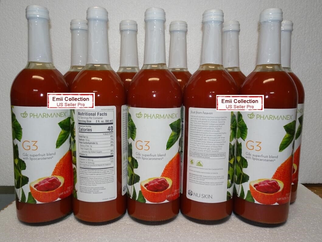 Nu Skin Nuskin Pharmanex Gac G3 Juice, 5 Pack (10 Bottles) Sealed