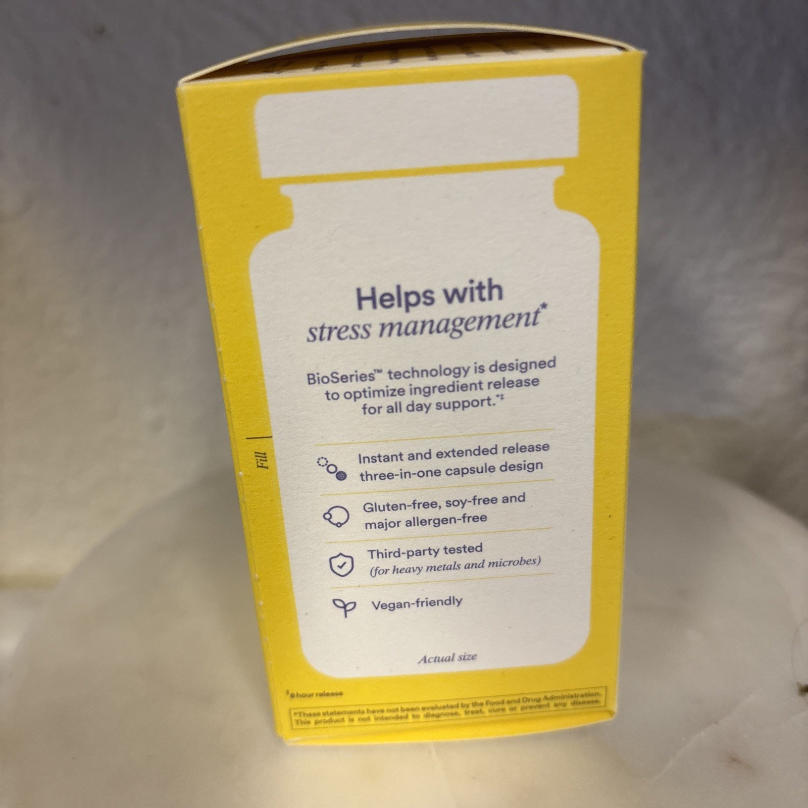 Ritual Stress Relief Supplement BioSeries with 8-Hour Release Exp 01/2027