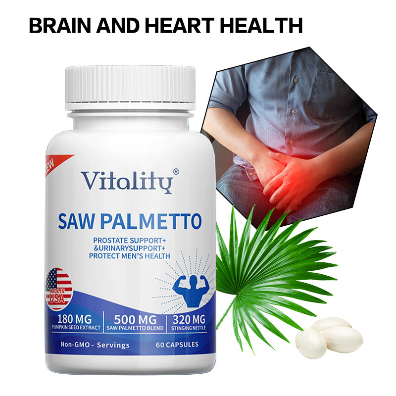 SAW PALMETTO PROSTATE SUPPORT&URINARYSUPPORT+ PROTECT MEN’S HEALTH