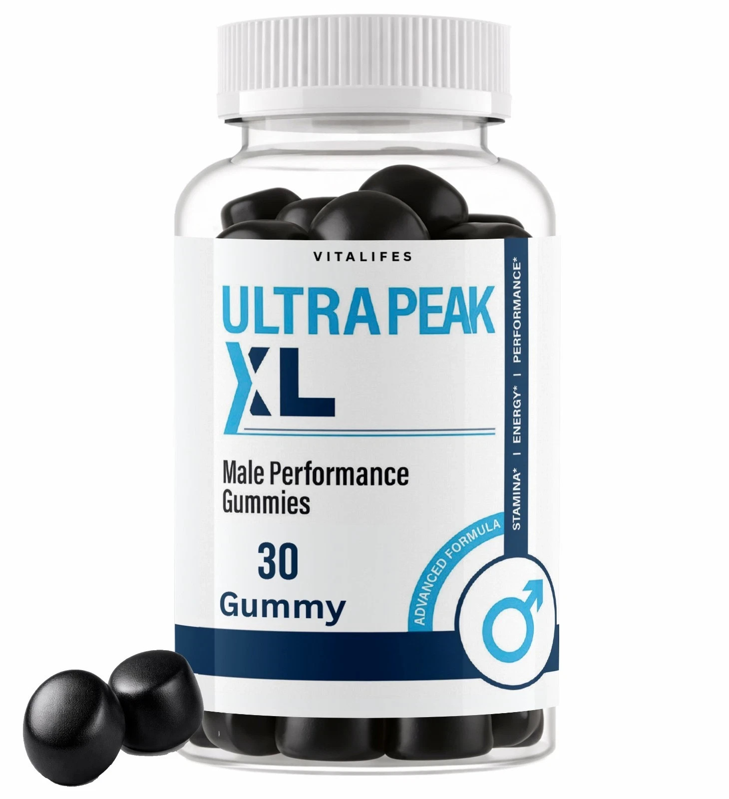(1 Pack) Ultra Peak XL Gummys Advanced Male Support Supplement 60 Gummies