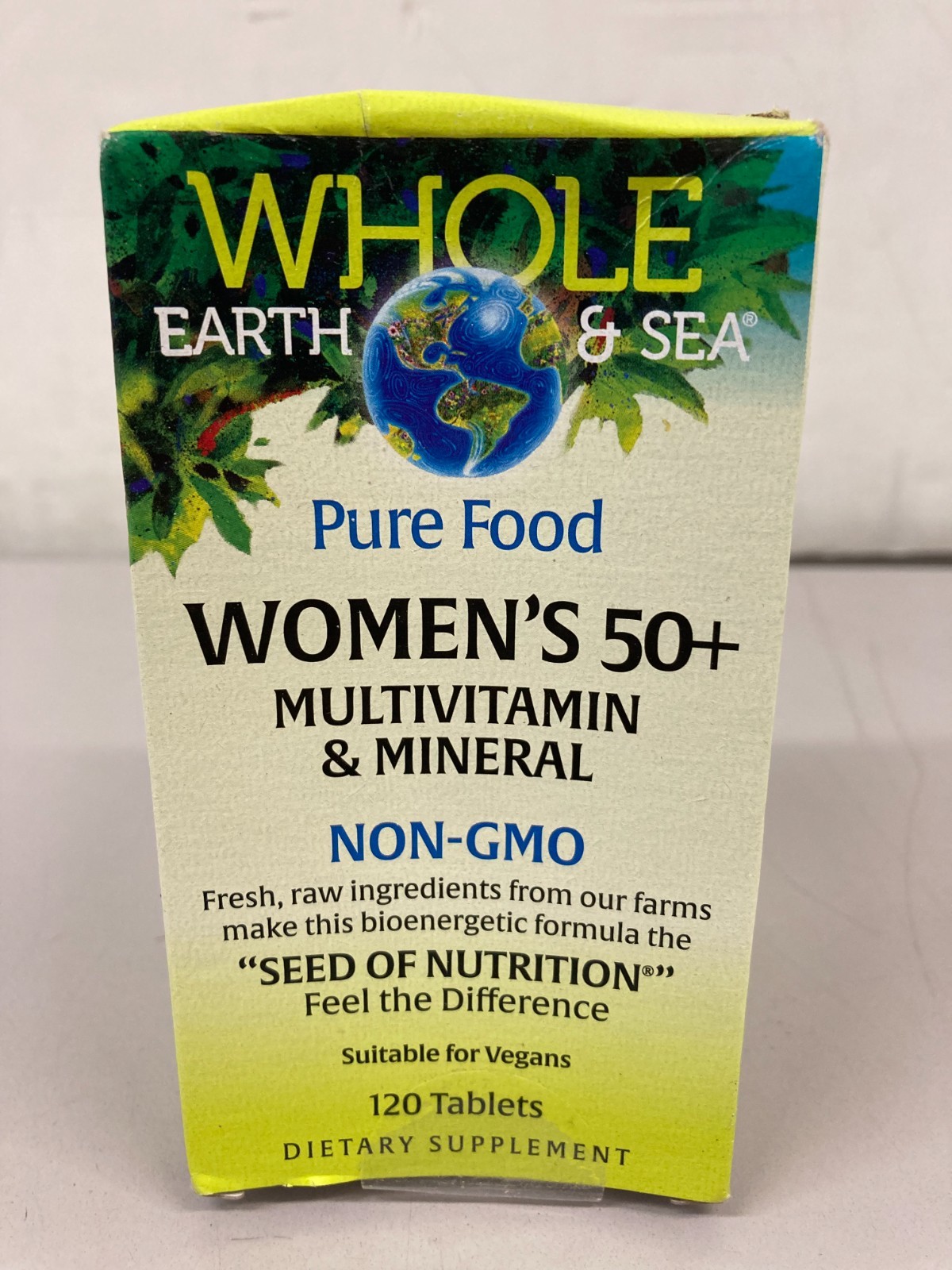 Natural Factors Whole Earth&Sea Pure Food Women’s 50+Multivit&Mineral 120Tabs 28