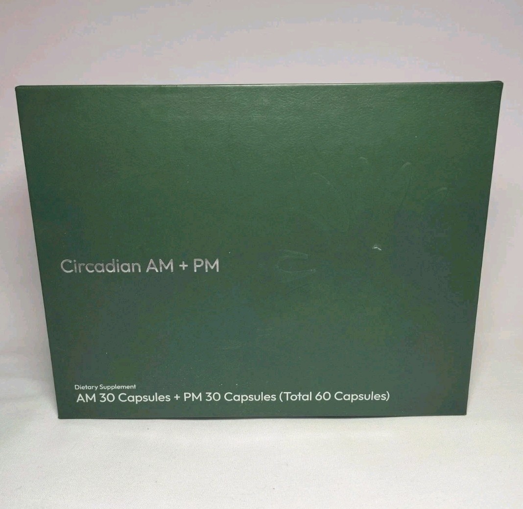 reCellor – Circadian AM+PM 30 + 30 = Total 60 Dietary Supplement Capsules NIB
