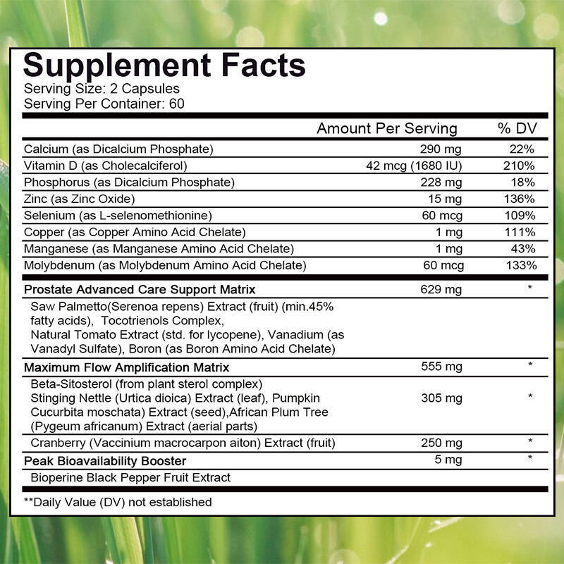 Saw Palmetto Extract 629 Mg – Men’S Prostate Supplement, Urinary Support