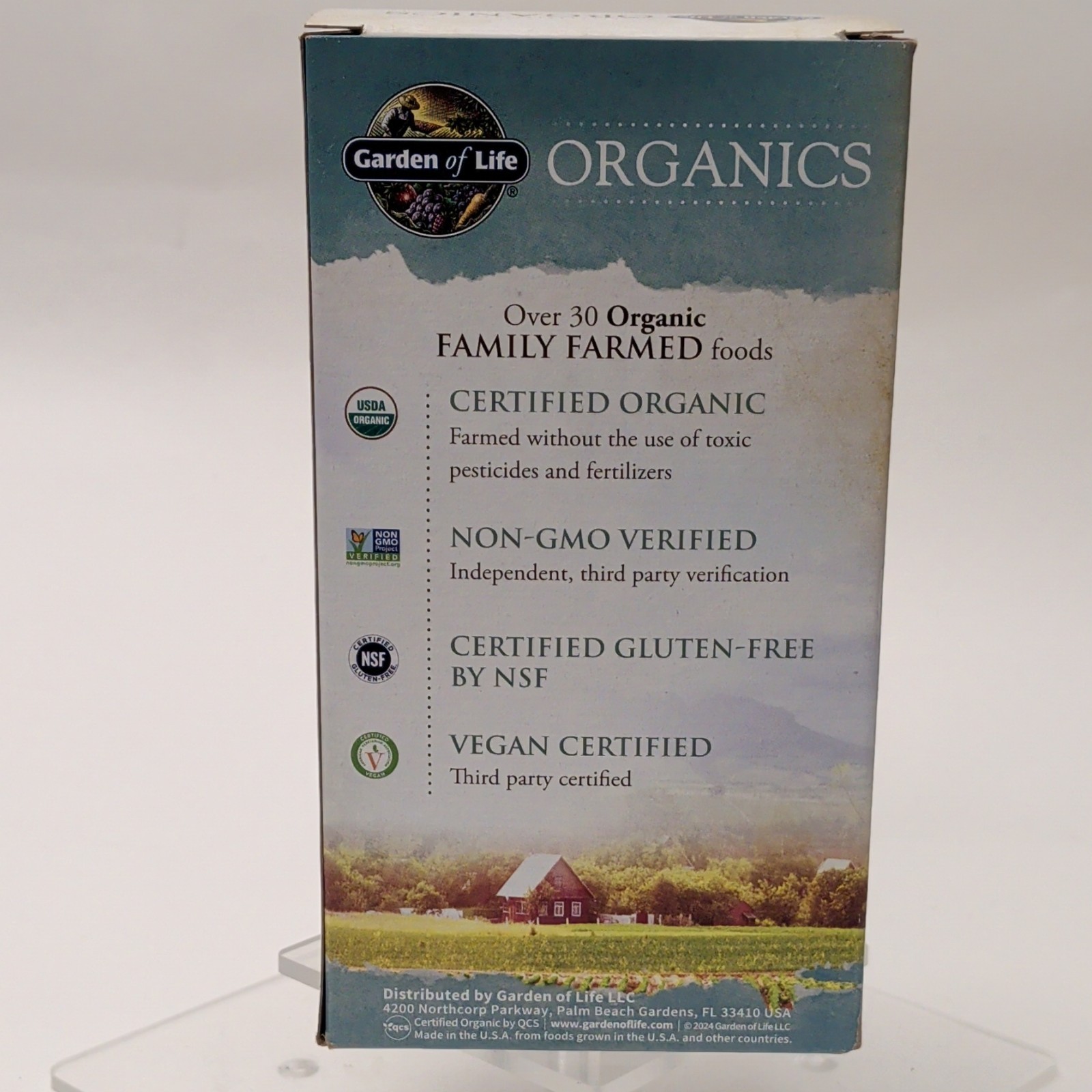 Garden of Life Mens Multi 40+ Organic Vegan Multivitamin 120 Tablets Exp 03/2028