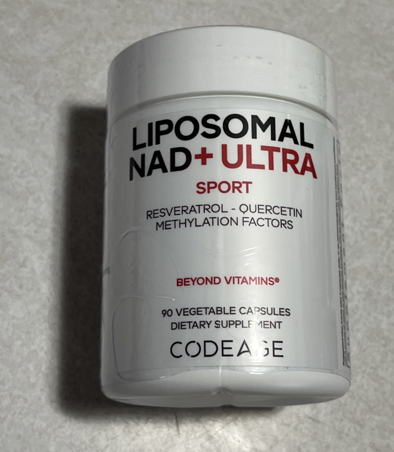 Sport Liposomal NAD+ ULTRA 90 Vegetable Capsules Exp 05/2028 New Sealed Codeage