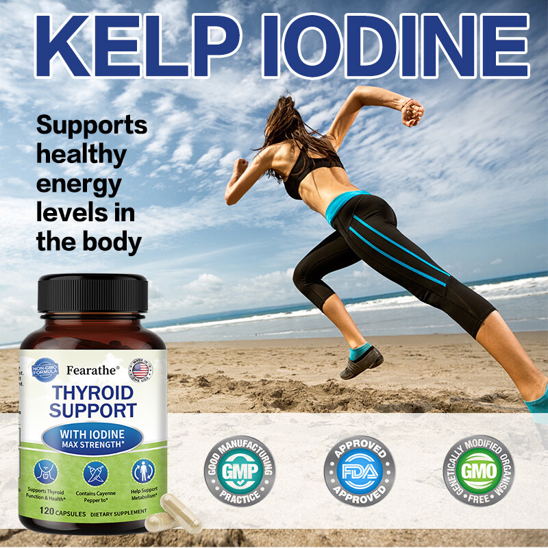 120caps Advanced Thyroid Support Boost Metabolism And Energy Levels Soy Free