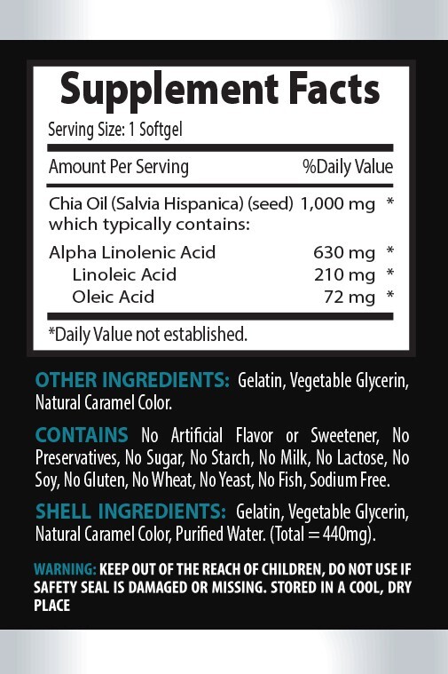 Acne scar solution – CHIA SEED OIL – Healthy joint support 2 Bottles 120Cap