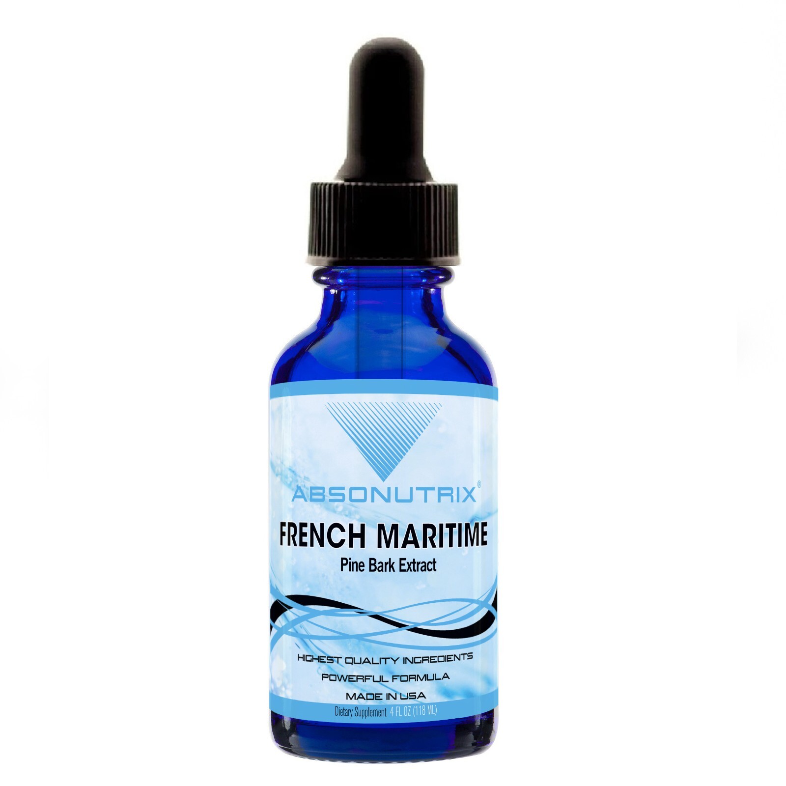 Absonutrix French Maritime Pine Bark Extract 4 Oz 590mg Antioxidant Made in USA