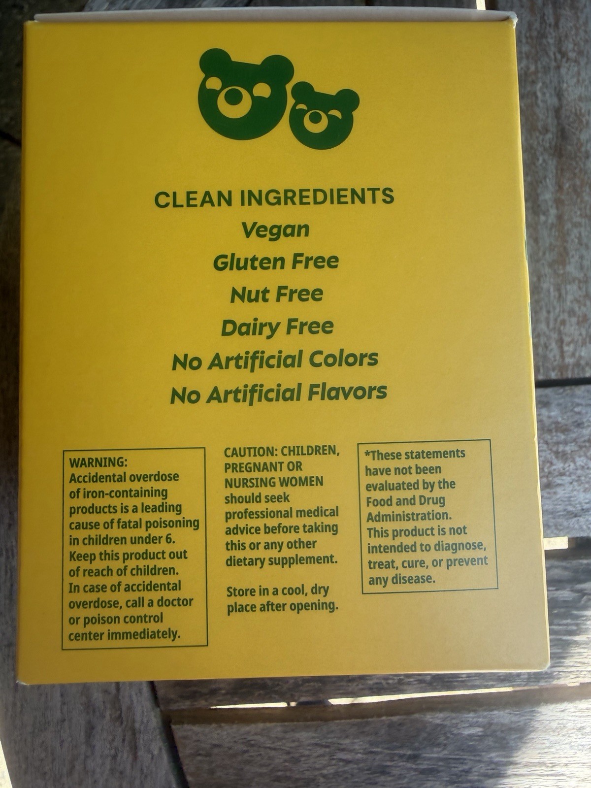 grüns Kids Superfoods Greens Gummies Strawberry Vegan Gluten-Free 10 Packs