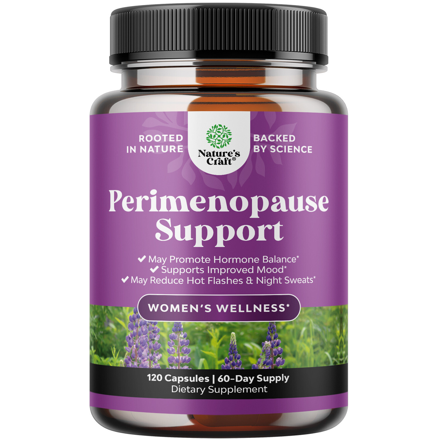 Complete Perimenopause Supplement for Women Multibenefit Menopause Relief 120ct