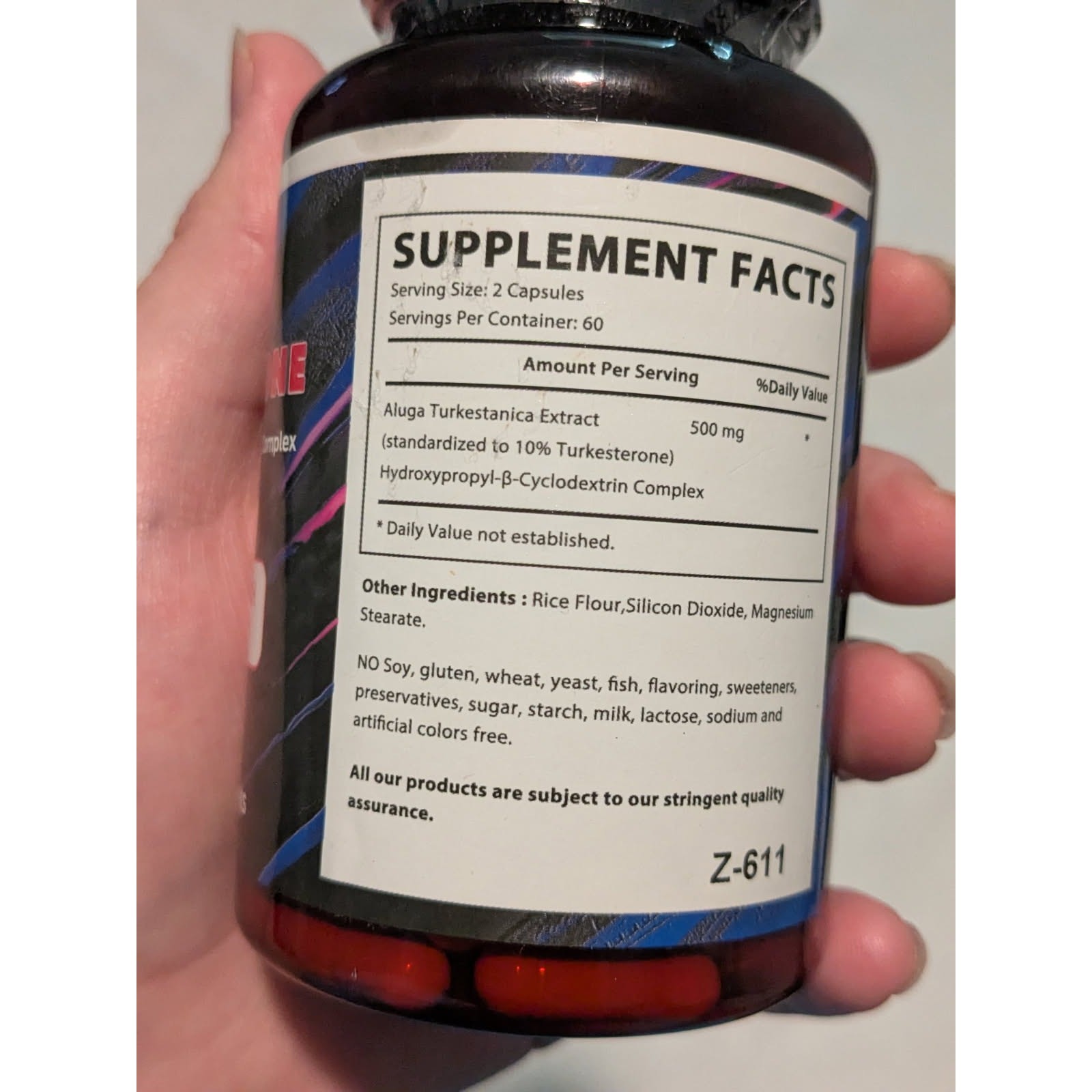 Turkesterone Ultra Strength Formula 550mg Dietary Supplements