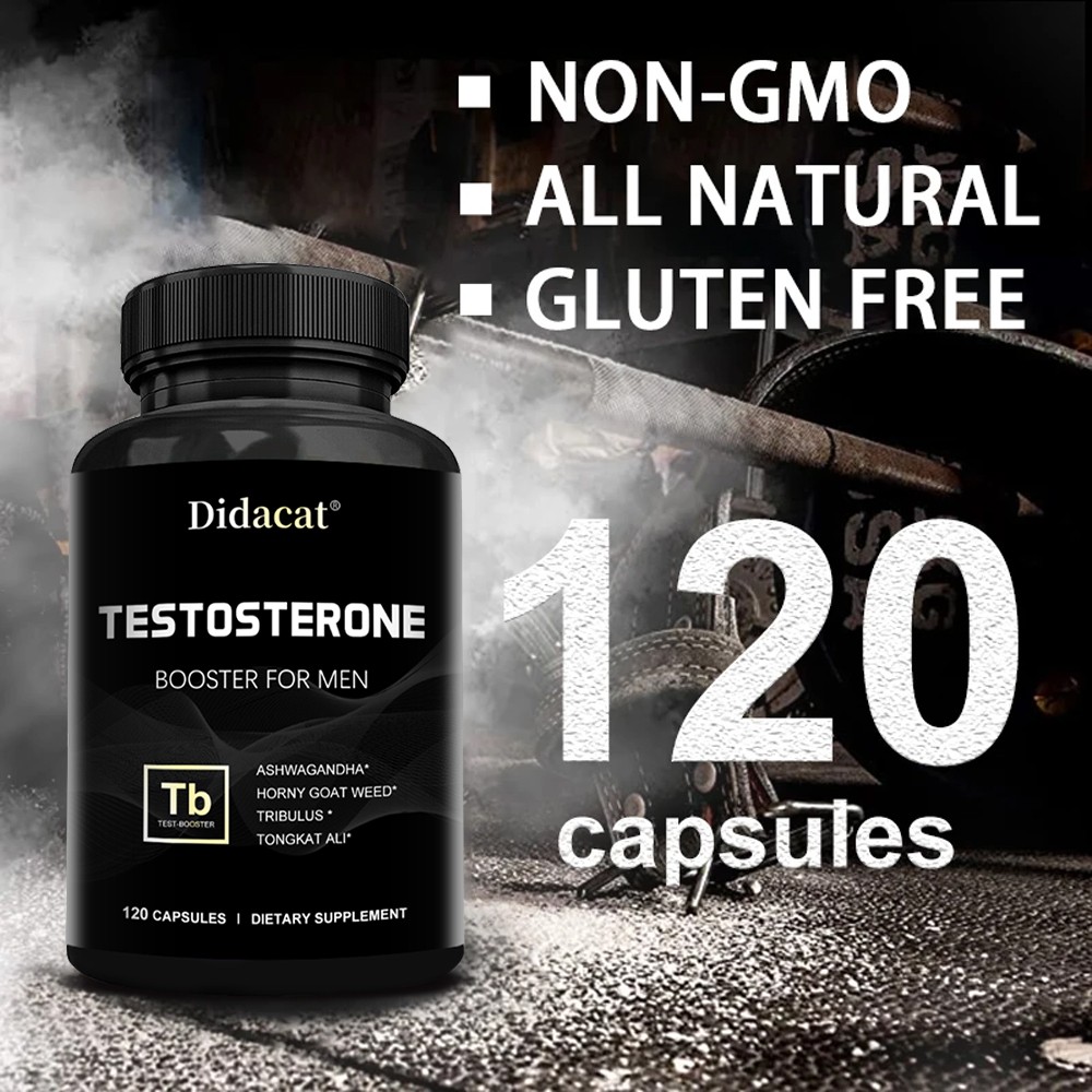 Male Enhancement Energy & Endurance Booster,Testosteron Booster 120 Capsules
