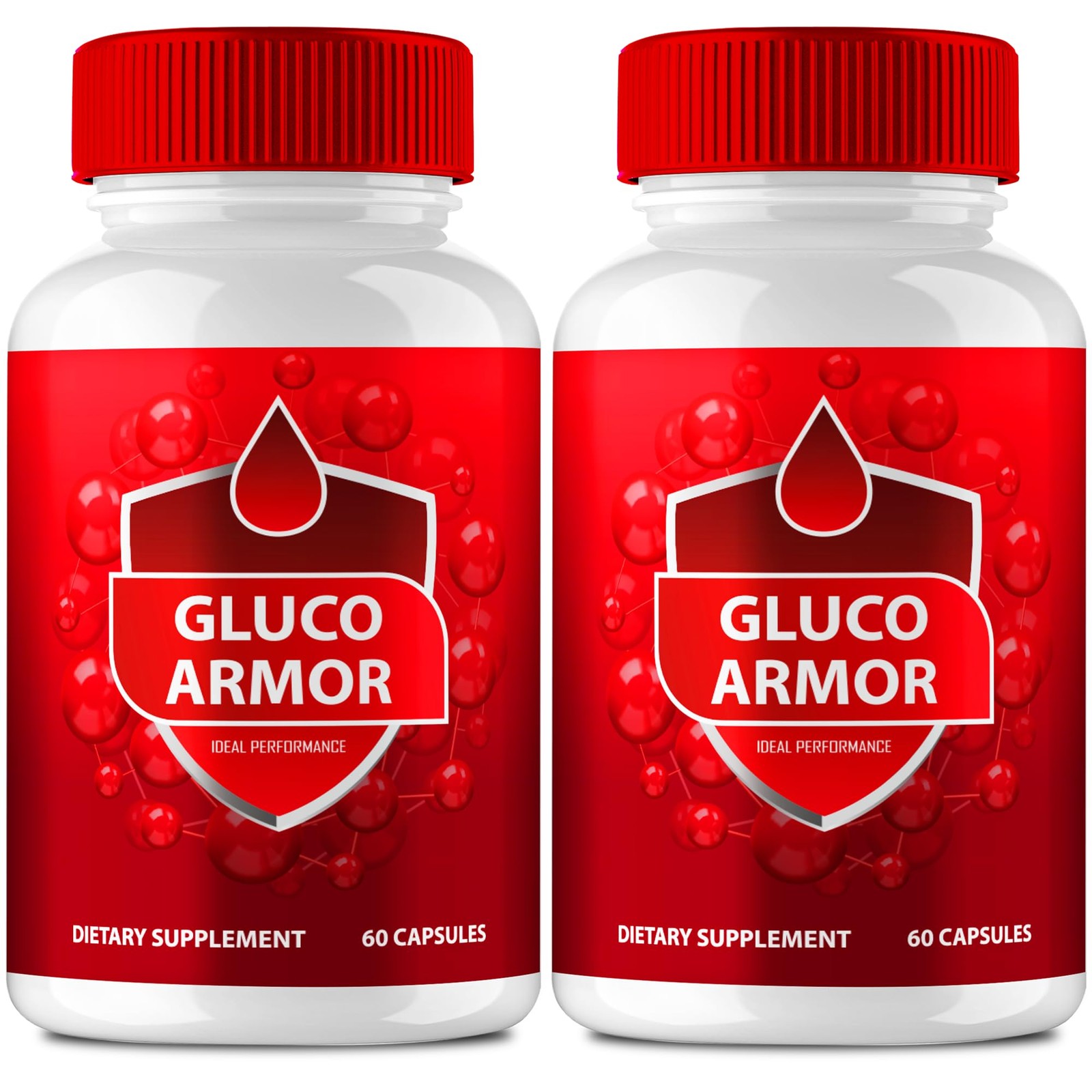 Gluco Armor Blood Sugar Support Metabolic Health Supplem – 120 Capsules (2 Pack)