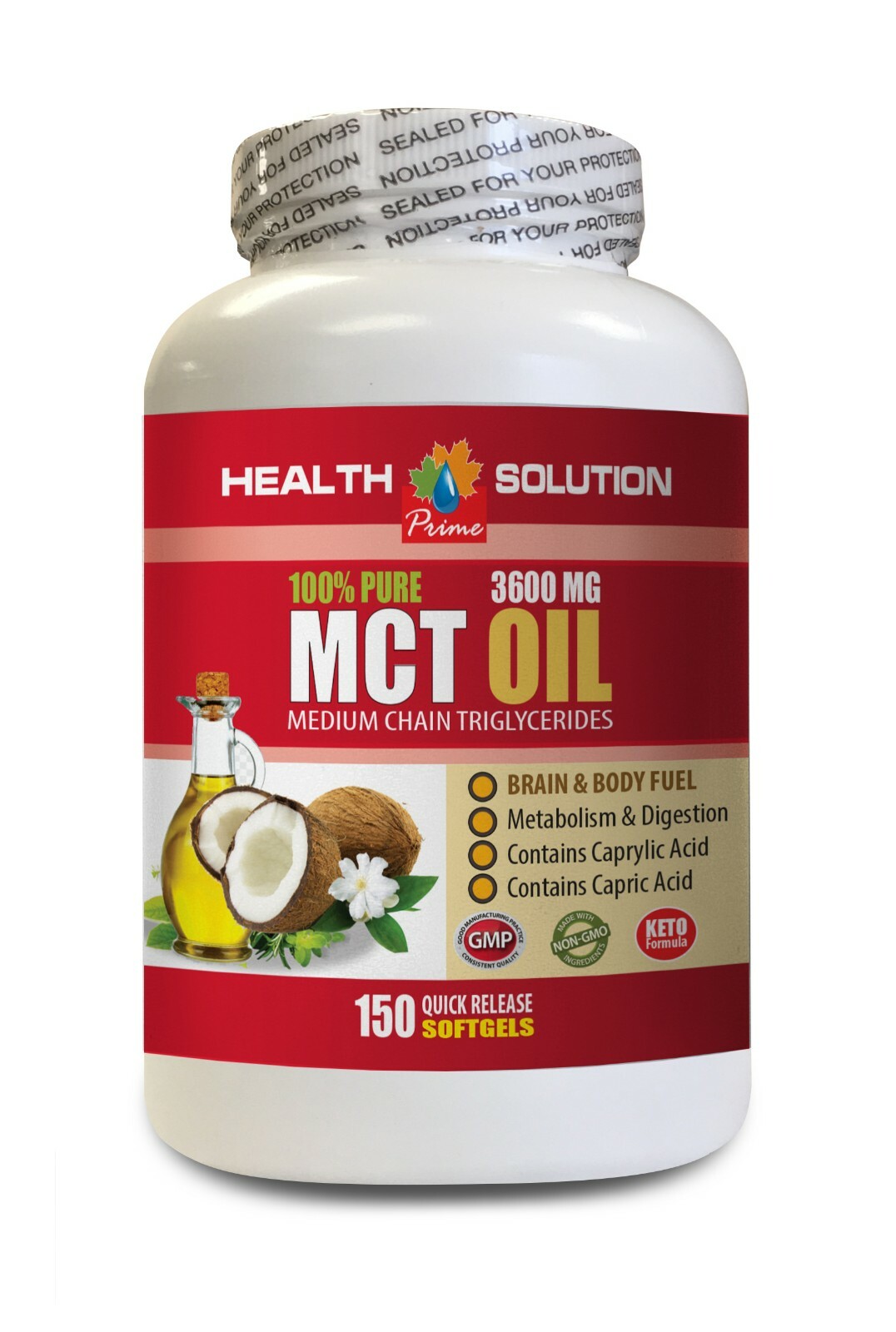 energy boosters for men – MCT OIL – immune system 1BOTTLE